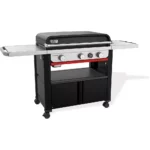 Plancha gaz WEBER 76 cm sur chariot – Image 10
