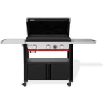 Plancha gaz WEBER 76 cm sur chariot – Image 9