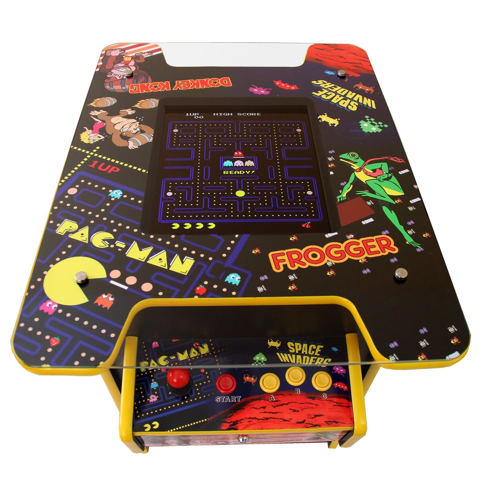 13461108-1505-3756-1.jpg Table Cocktail Style Borne d'Arcade comprenant 60 Jeux Classiques, 64x73x93cm – Image 1