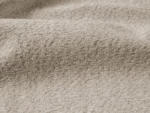 Canapé 3 places convertible express en tissu bouclette beige - Couchage 140 cm - Matelas 13 cm RETUNA II – Image 7