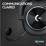 Casque gamer LOGITECH G PRO X 2 Lightspeed + Support – Image 2