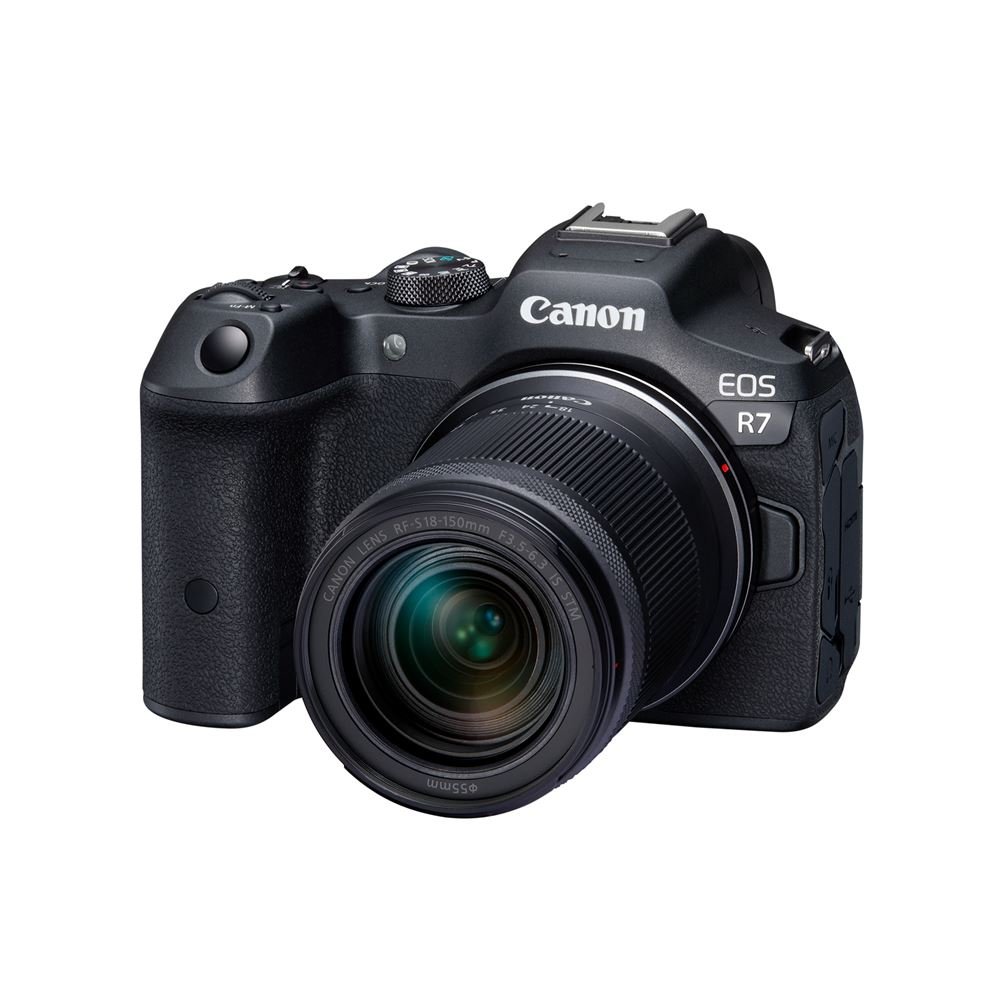 Appareil-photo-hybride-Canon-EOS-R7-RF-S-18-150mm-f-3-5-6-3-IS-STM.jpg Appareil photo hybride Canon EOS R7 + RF-S 18-150mm f/3.5-6.3 IS STM – Image 1