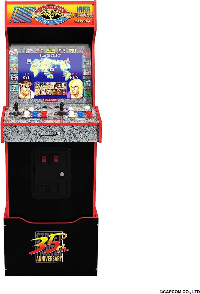 Borne-d-arcade-14-jeux-Arcade1Up-Street-Fighter-Legacy-Edition.jpg Borne d'arcade 14 jeux Arcade1Up Street Fighter Legacy Edition – Image 1