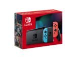 Console Nintendo Switch avec paire de Joy-Con Rouge et Bleu Neon V2 – Image 4