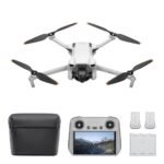Drone Dji Mini 3 Fly More Combo avec radiocommande smart controller Gris – Image 9