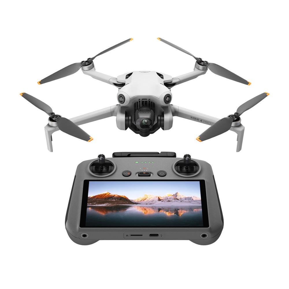 Drone-Dji-Mini-4-Pro-avec-radiocommande-Blanc.jpg Drone Dji Mini 4 Pro avec radiocommande Blanc – Image 1