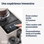 Expresso avec broyeur Delonghi Rivelia Latte FEB4455.BG 1450 W Beige Sable – Image 9