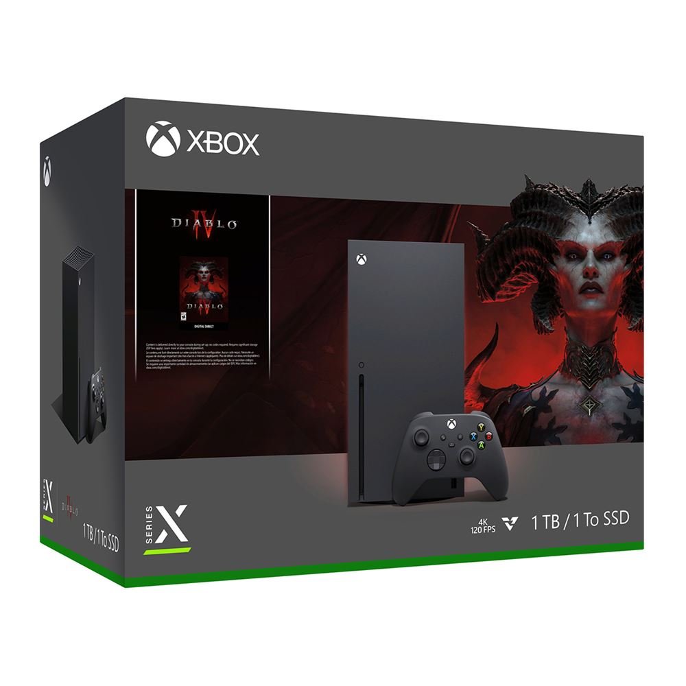 Pack-console-Xbox-Series-X-noire-Diablo-IV.jpg Pack console Xbox Series X noire + Diablo IV – Image 1