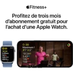 Montre connectée APPLE WATCH Serie 9 Cellular 45mm Acier/Argent Bleu Orage M/L – Image 11