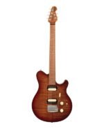 Music Man Axshht-Ramf-Rmm-0-C "Axis" Guitare Elec Roasted Amber Flame